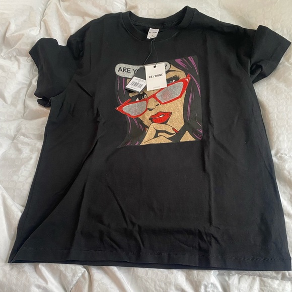 COPY - Re/Done ARE YOU SURE 90s Easy Tee - Picture 2 of 3
